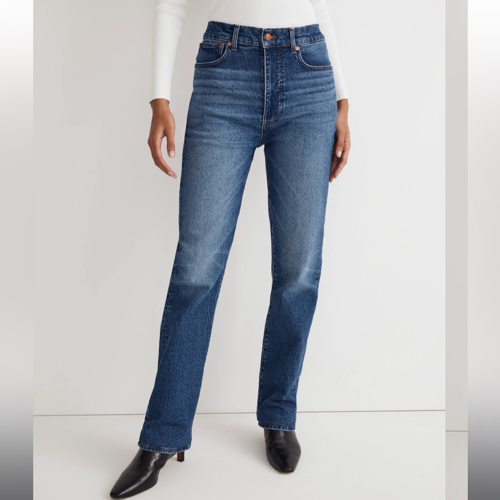 Madewell 90s Straight Jean in Barlow wash